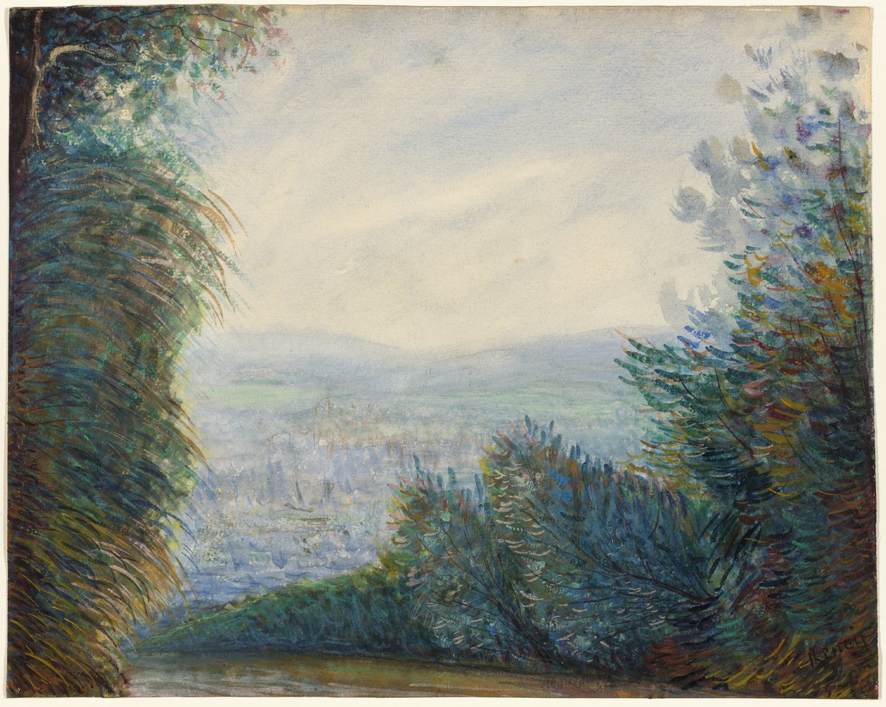 Auversin laakso Oise-joella tekijältä Pierre Auguste Renoir