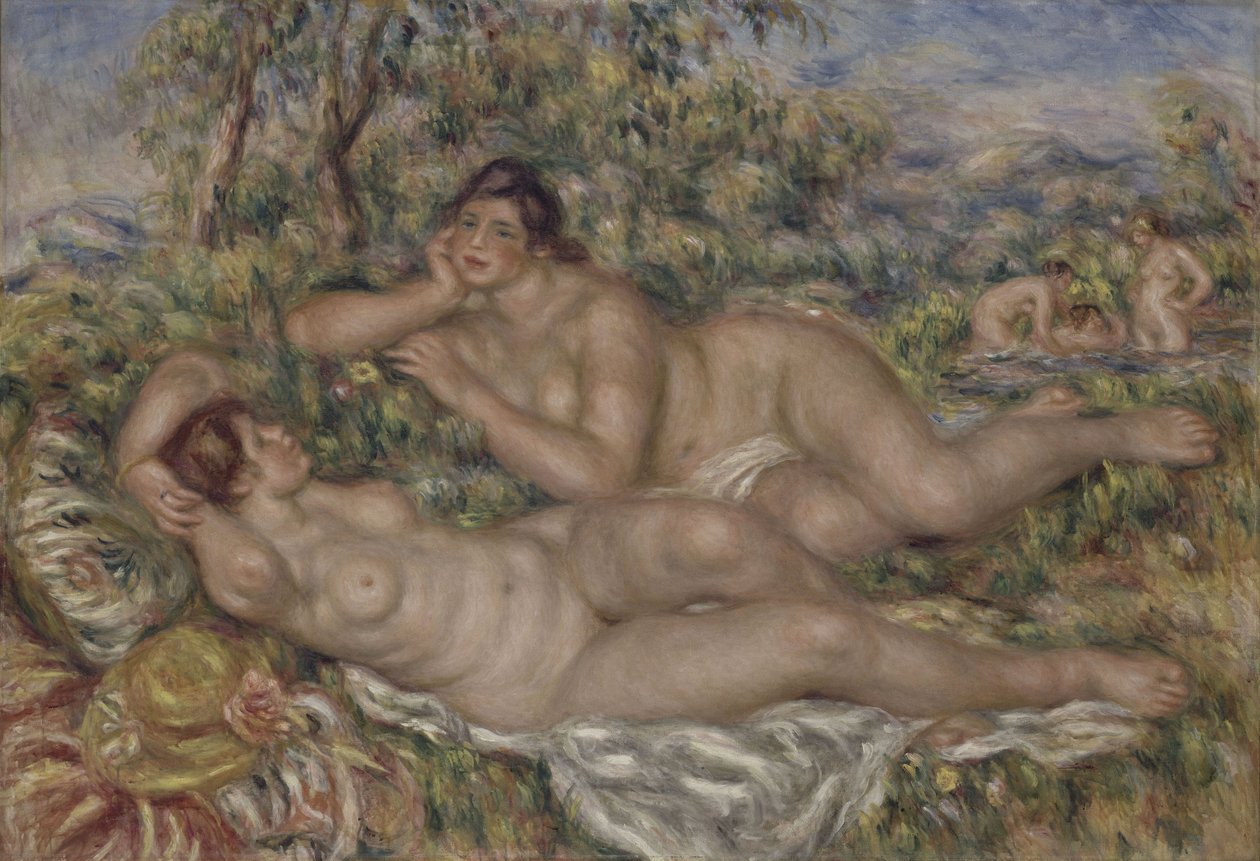 Uimarit, 1918-1919 tekijältä Pierre Auguste Renoir