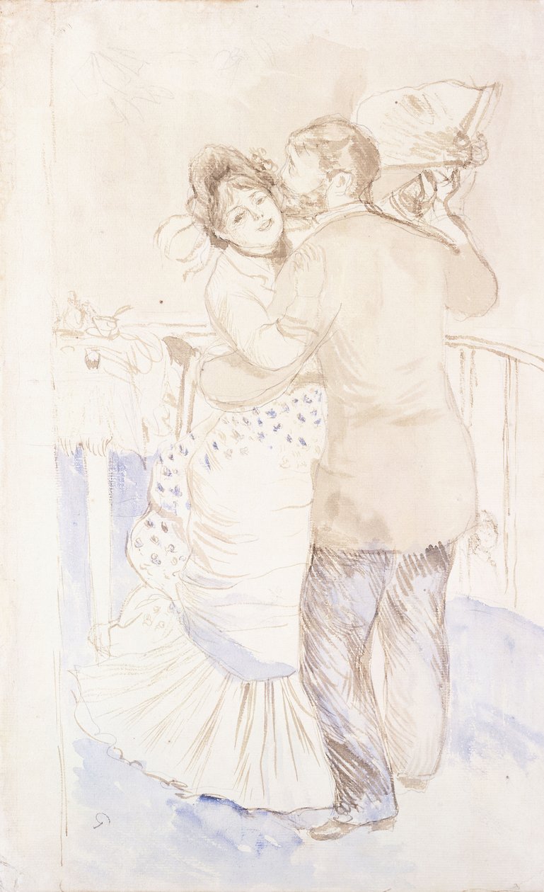 Country Dance, 1883 tekijältä Pierre Auguste Renoir
