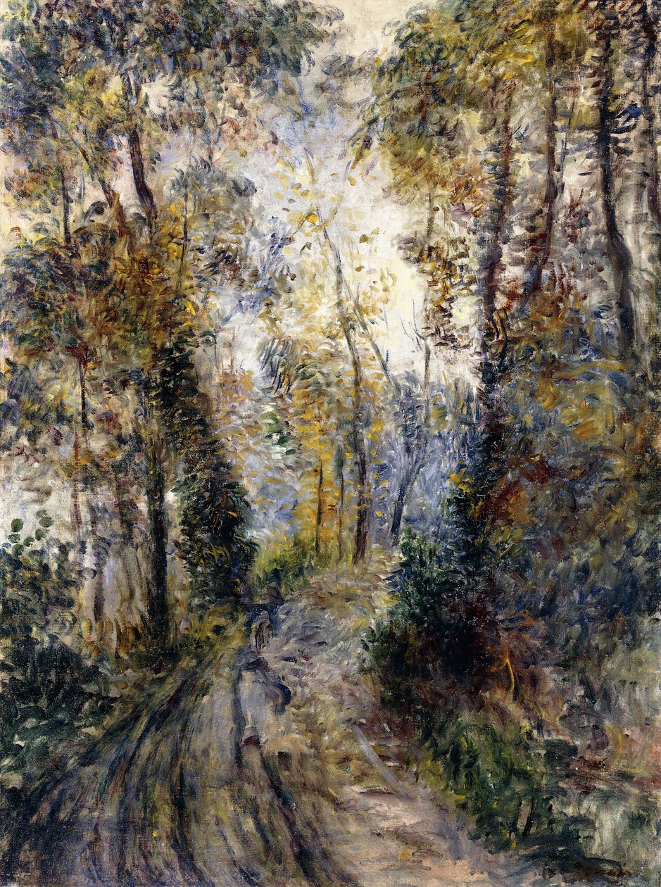 Metsäpolku, 1871 tekijältä Pierre Auguste Renoir