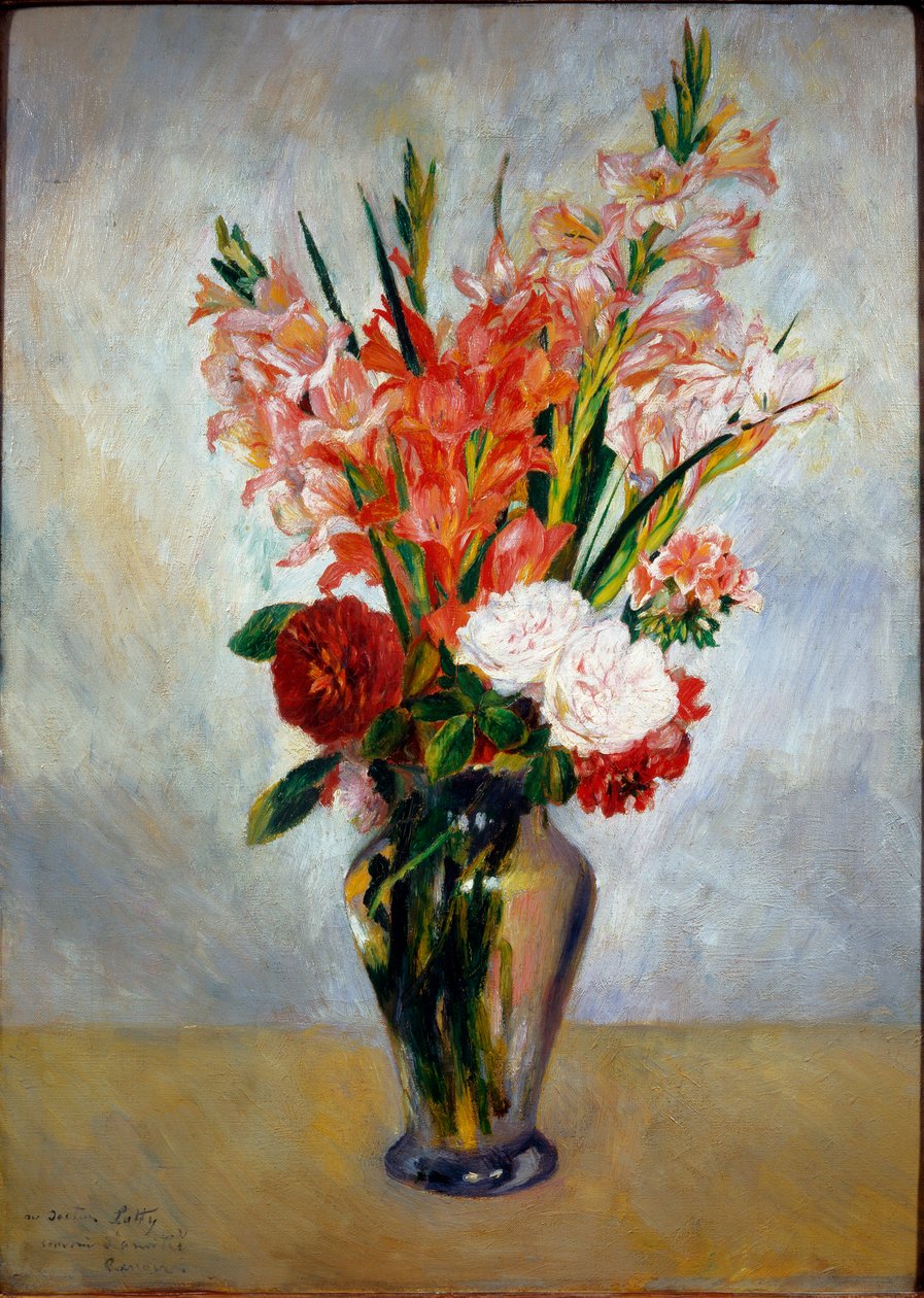 Gladiolus tekijältä Pierre Auguste Renoir