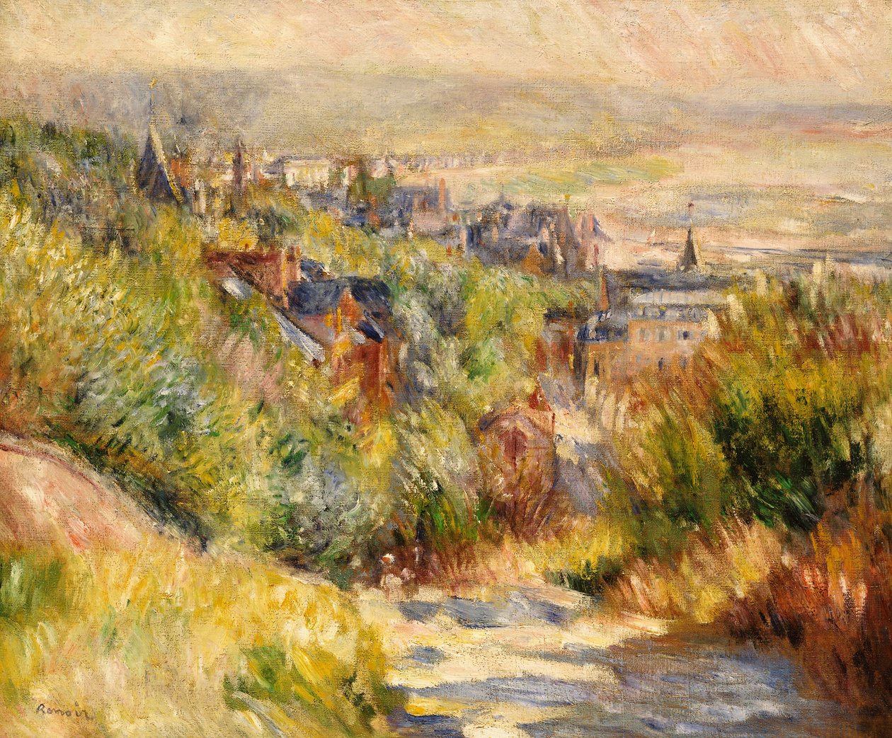 Trouvillen kukkulat tekijältä Pierre Auguste Renoir