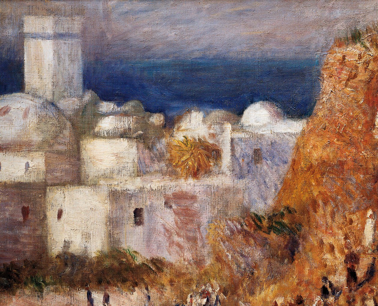 Moskeija tai arabifestivaali (yksityiskohta) 1881 (öljy kankaalle) tekijältä Pierre Auguste Renoir