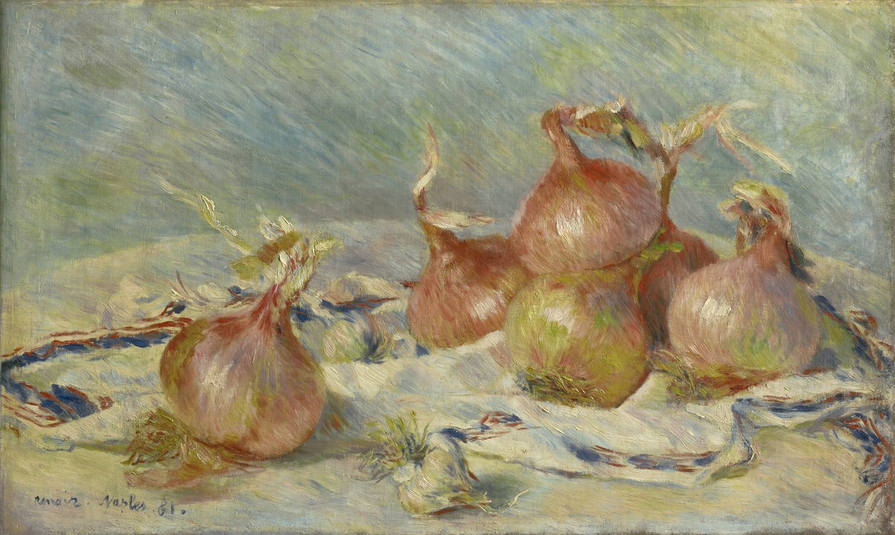 Sipulit, 1881 tekijältä Pierre Auguste Renoir