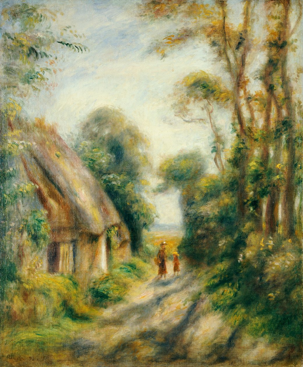 Bernevalin esikaupunki tekijältä Pierre Auguste Renoir