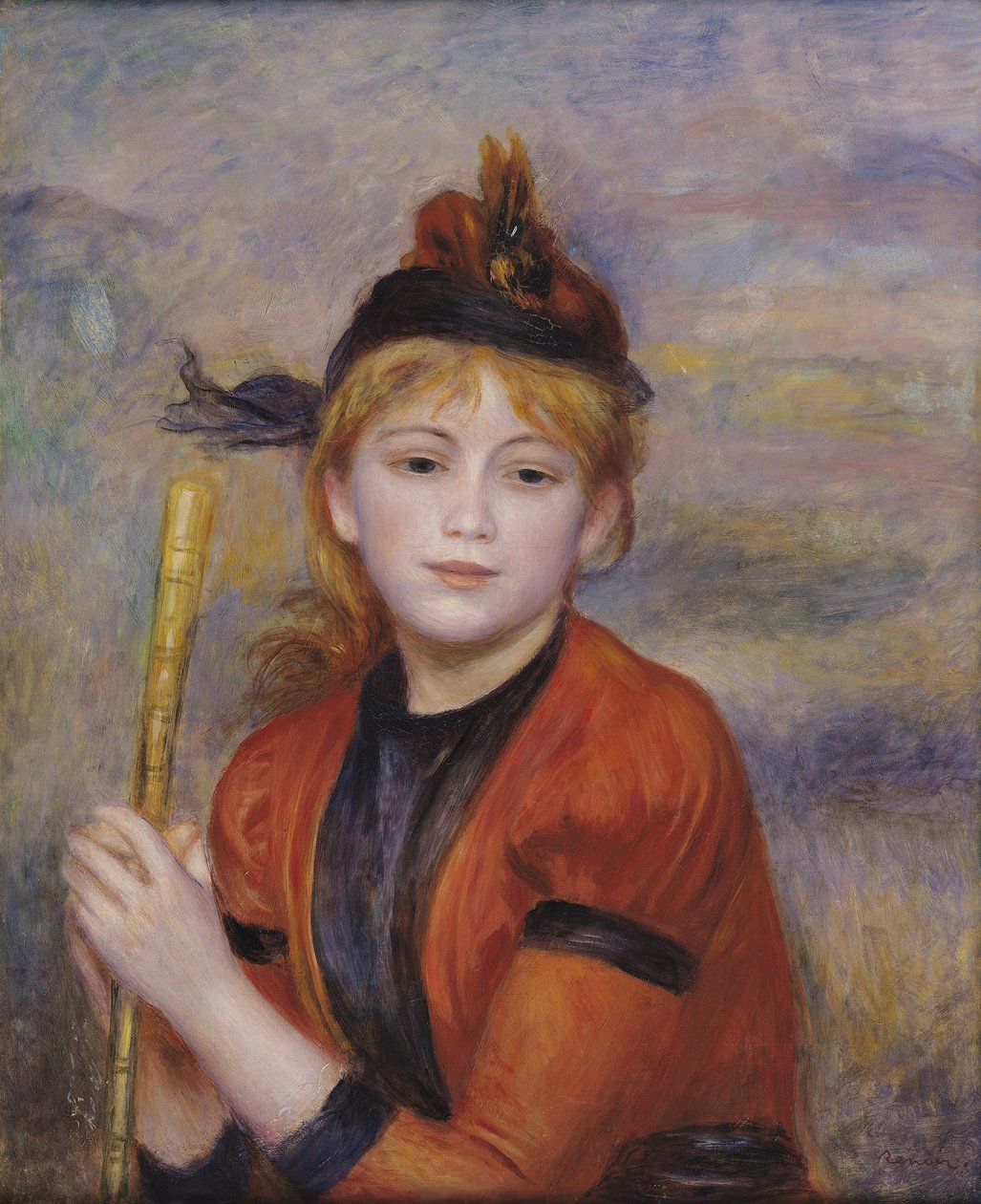 The Rambler, n. 1895 (öljy kankaalle) tekijältä Pierre Auguste Renoir