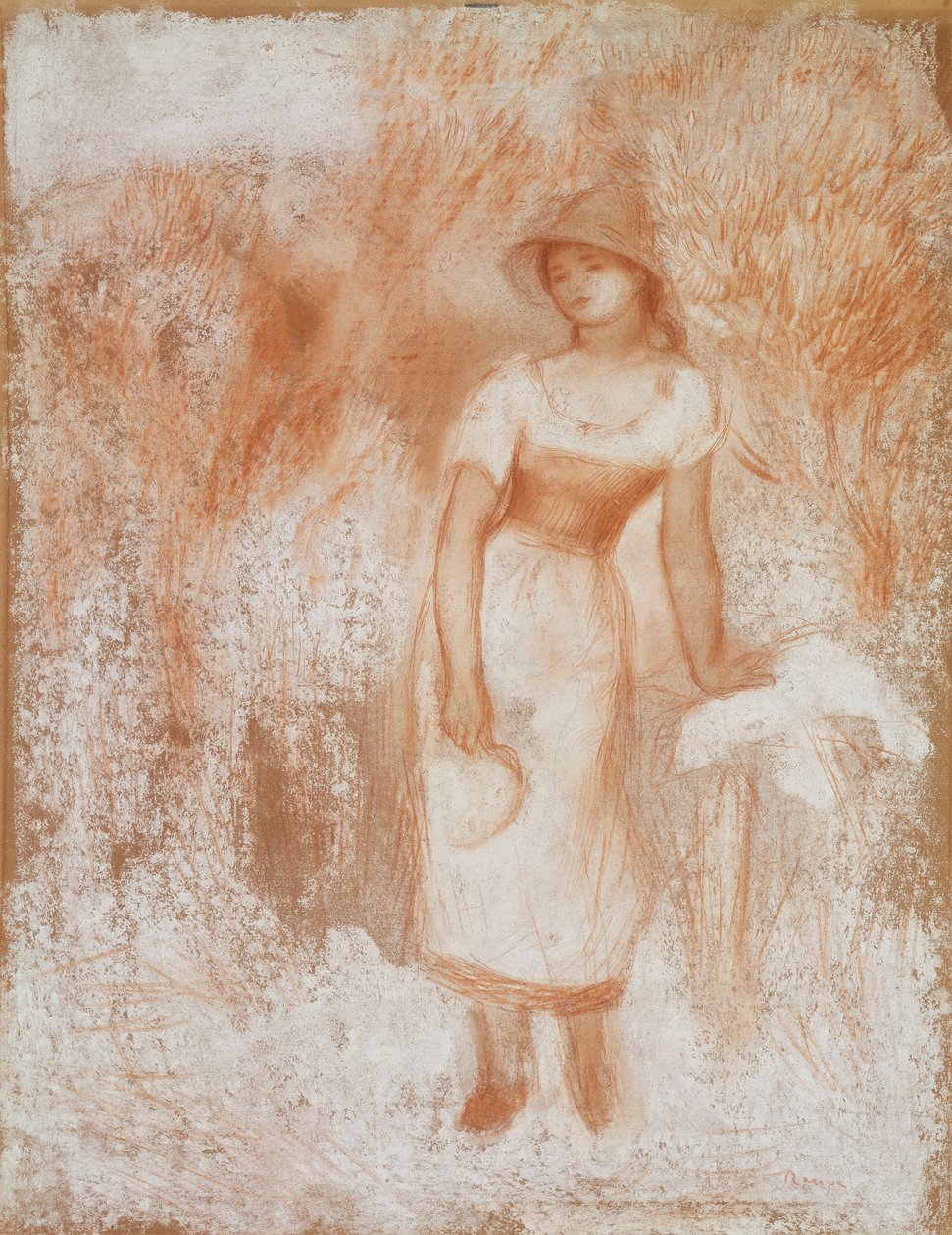 Viikatemies, noin 1890 tekijältä Pierre Auguste Renoir