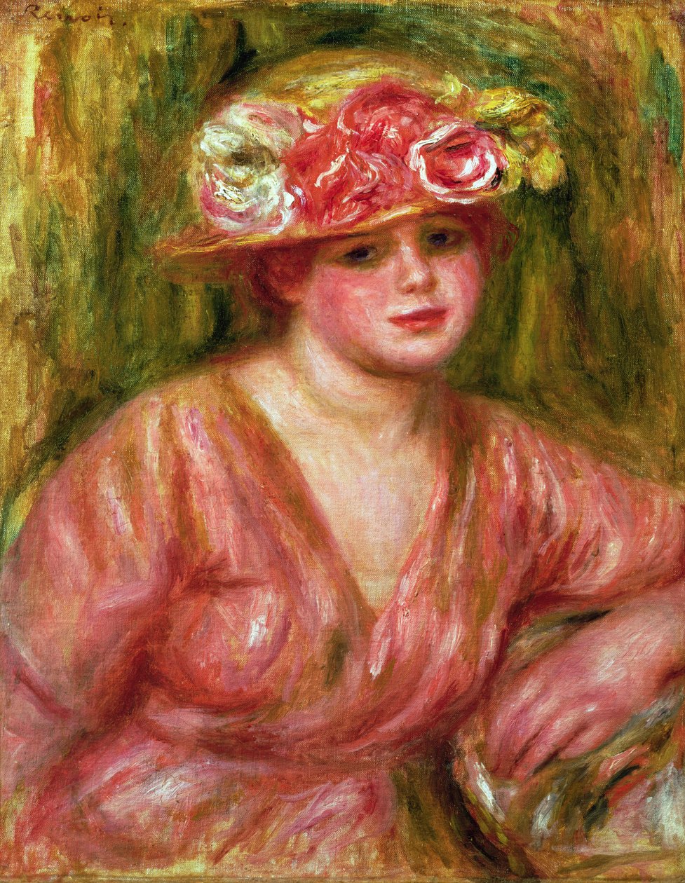 Ruusuhattu tai Lady Hesslingin muotokuva tekijältä Pierre Auguste Renoir