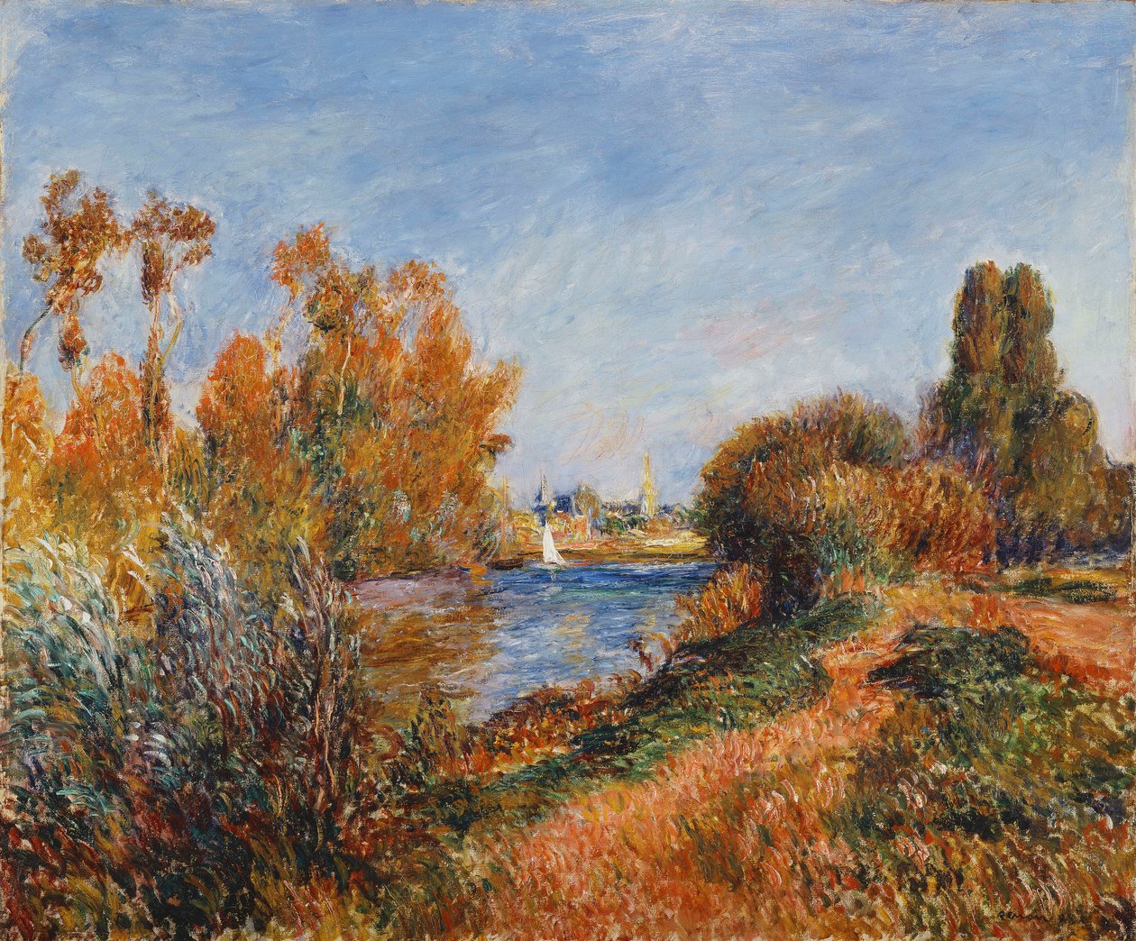 Seine Argenteuilissa; Seine Argenteuilissa, 1888 tekijältä Pierre Auguste Renoir