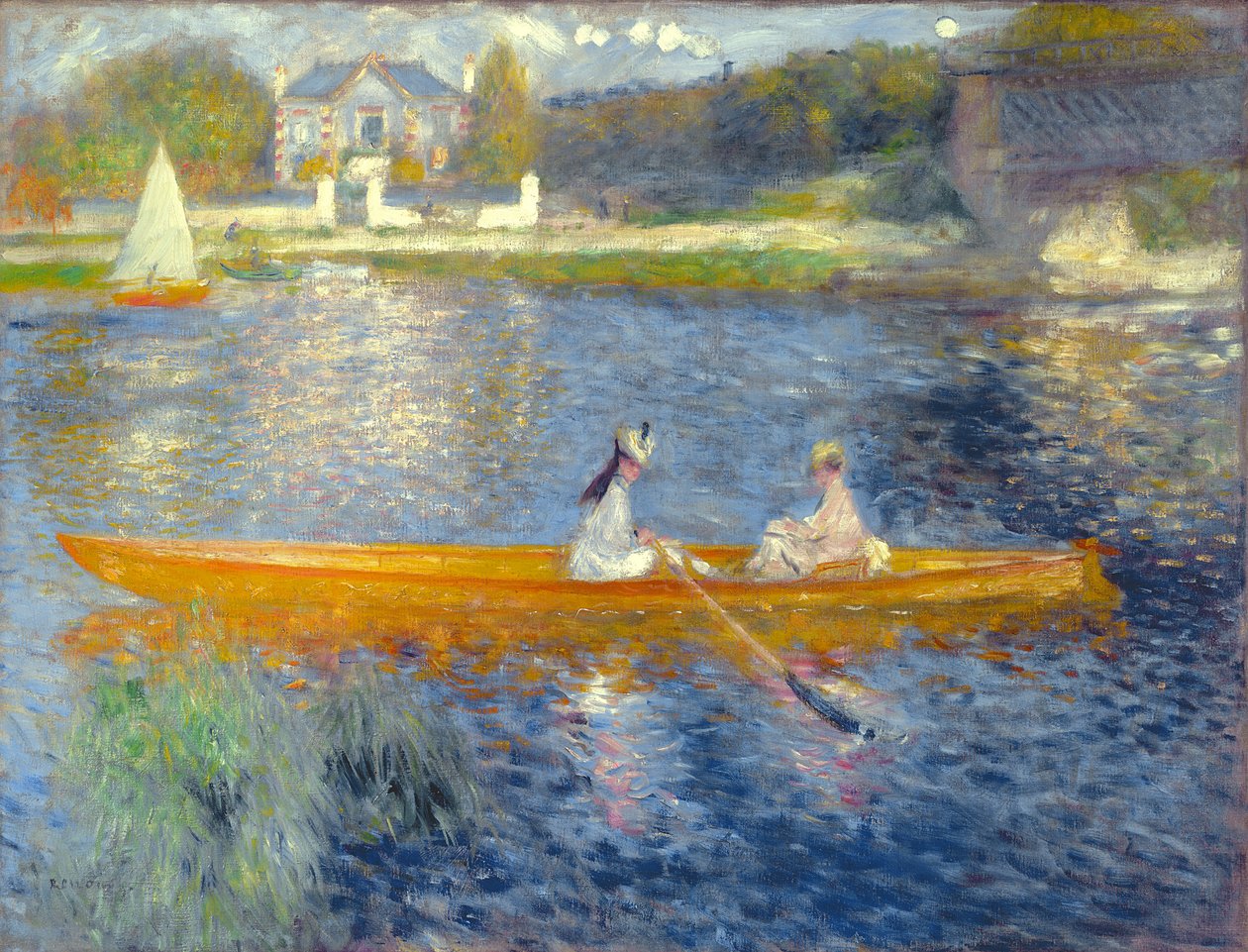 Laiva (La Yole), 1875 tekijältä Pierre Auguste Renoir