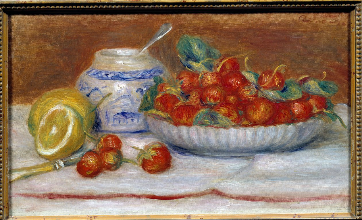 Pierre Auguste Renoirin (1841-1919) Mansikkamaalaus tekijältä Pierre Auguste Renoir