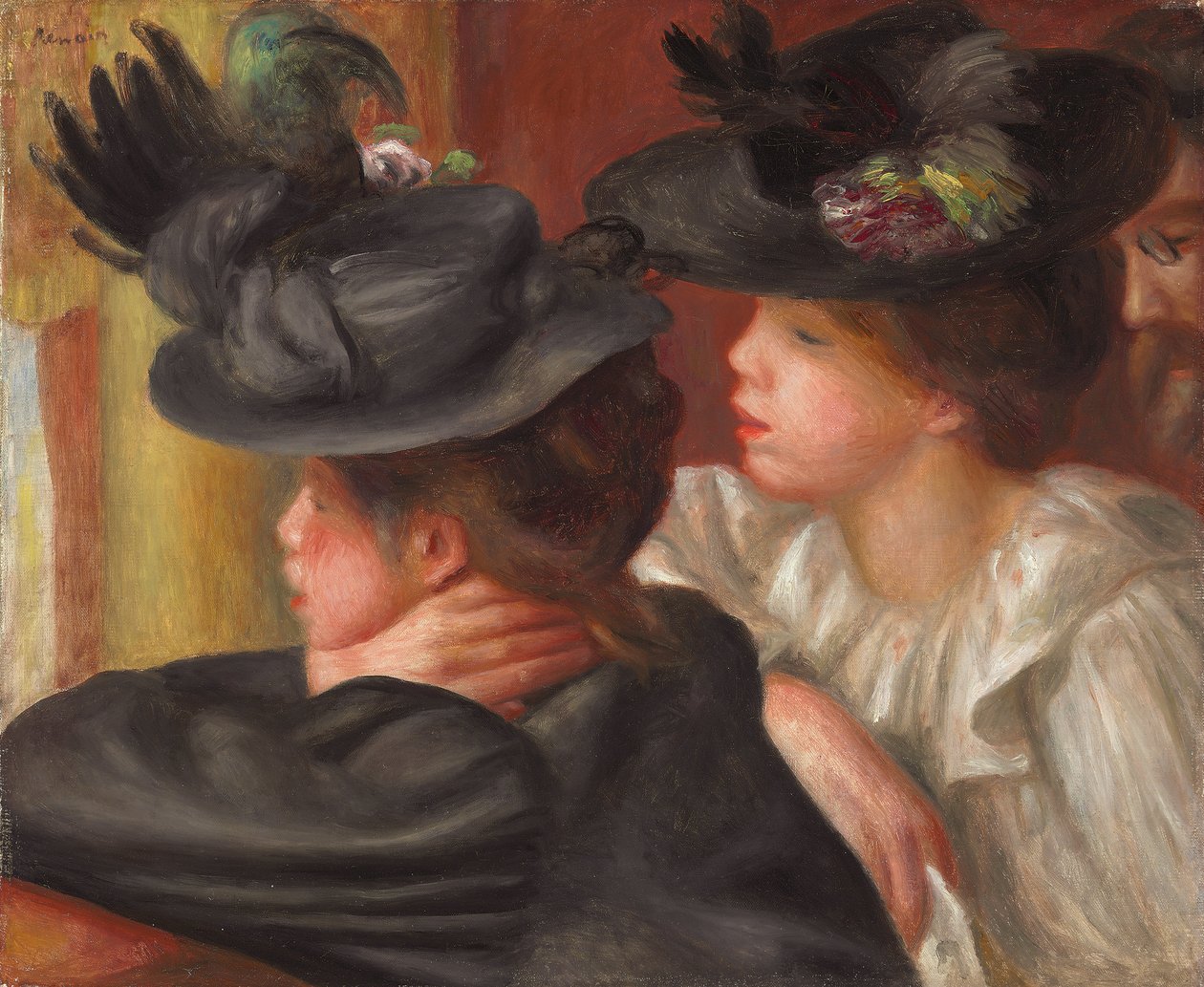 Teatterilaatikko; Au Theatre, la loge, 1894 tekijältä Pierre Auguste Renoir