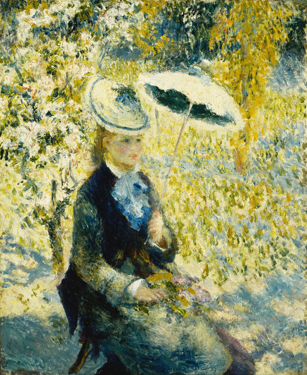Sateenvarjo; "Sateenvarjot, 1878 tekijältä Pierre Auguste Renoir