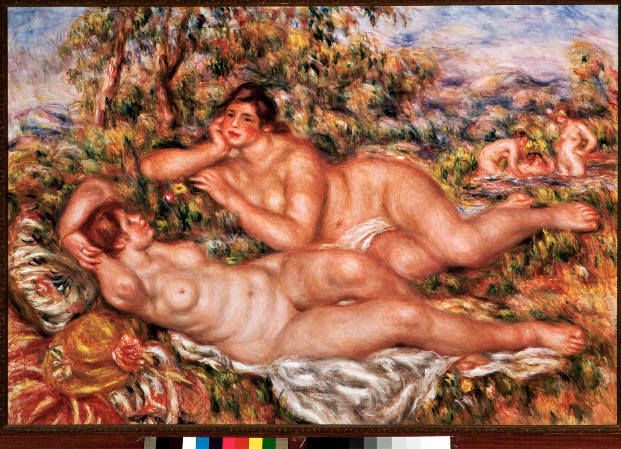 Uimarit (öljy kankaalle tekijältä Pierre Auguste Renoir