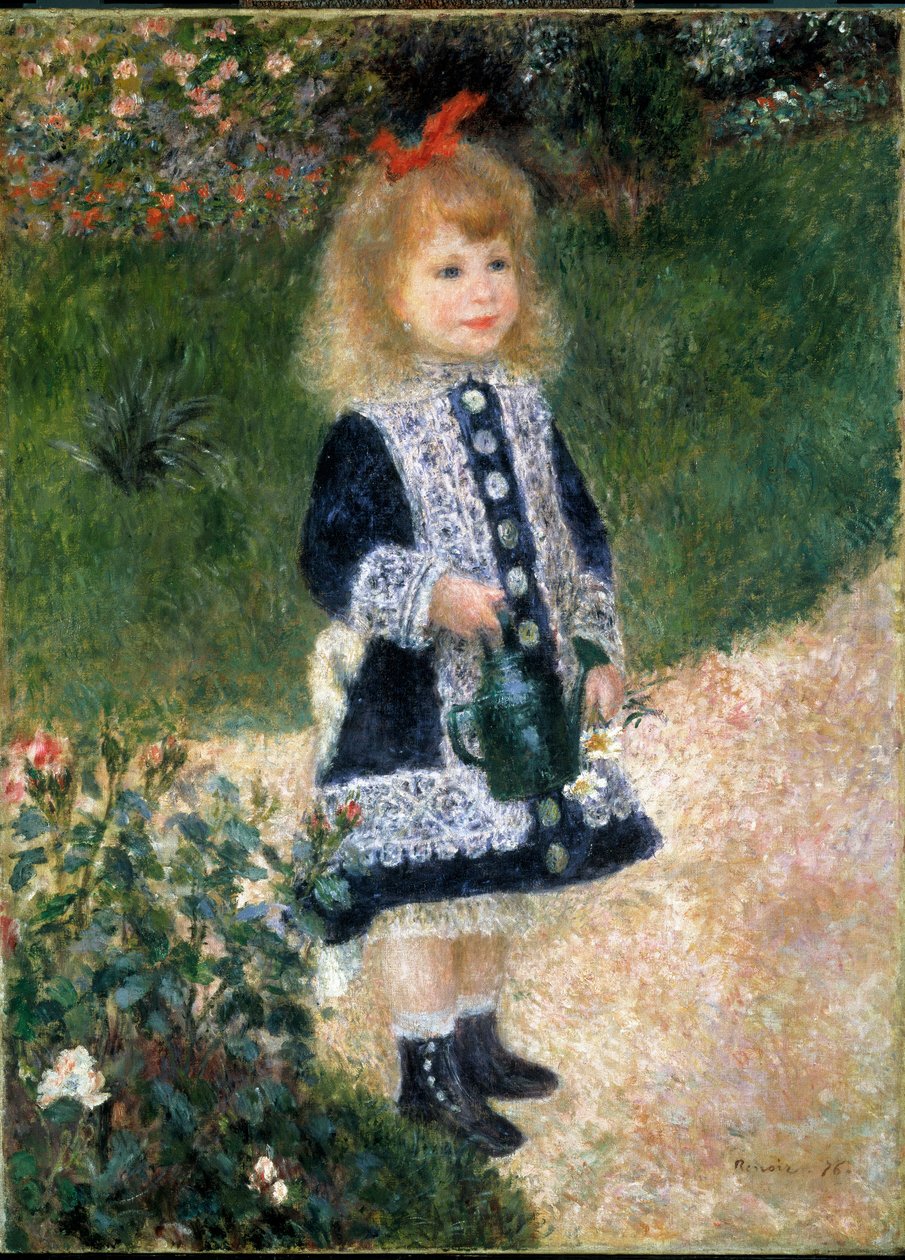 Lapsi kastelukannun kanssa tekijältä Pierre Auguste Renoir