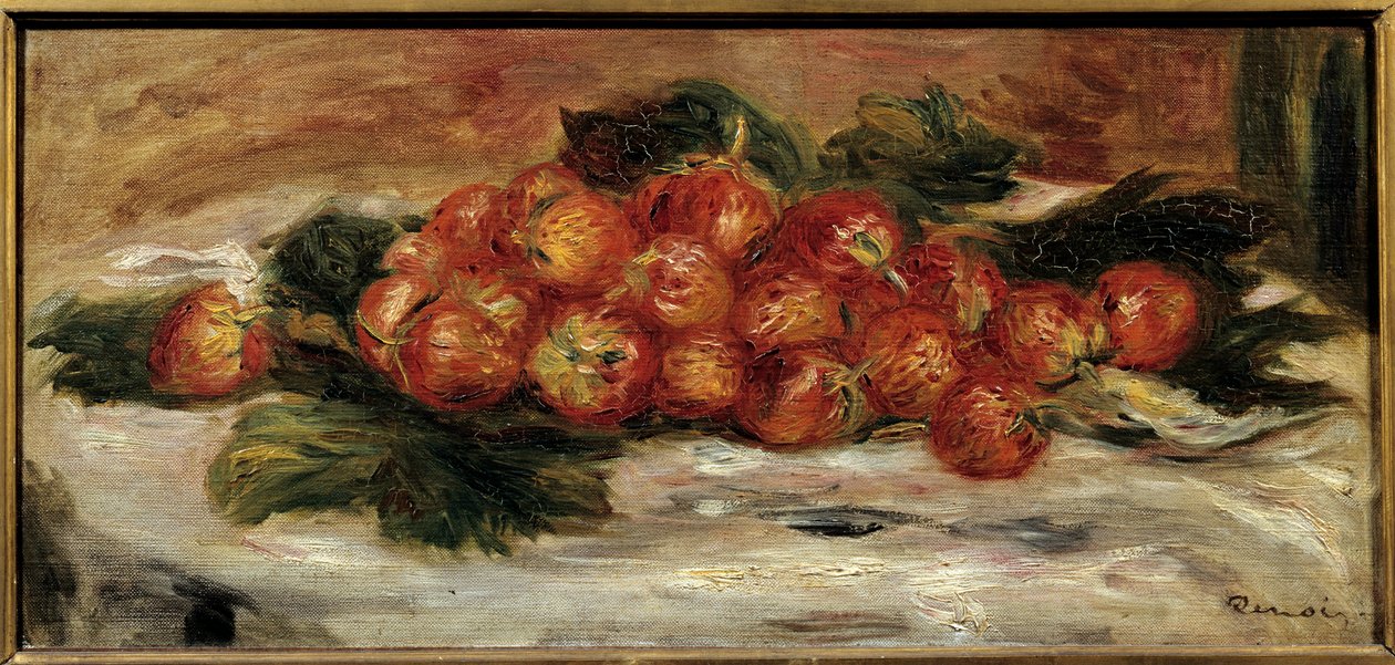 Mansikat. Pierre Auguste Renoirin (1841-1919) maalaus tekijältä Pierre Auguste Renoir
