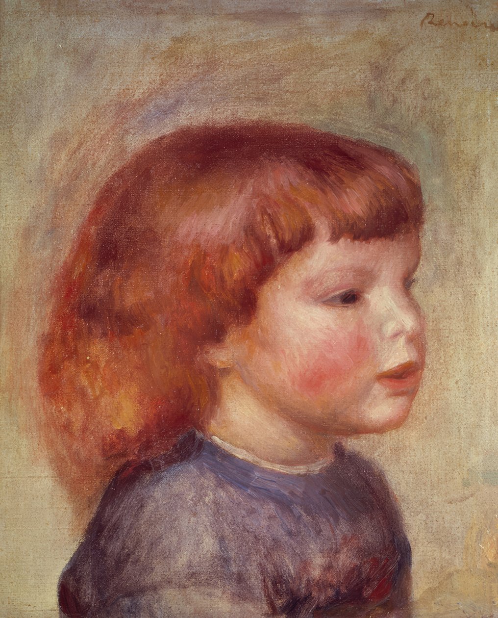Tête denfant tekijältä Pierre Auguste Renoir
