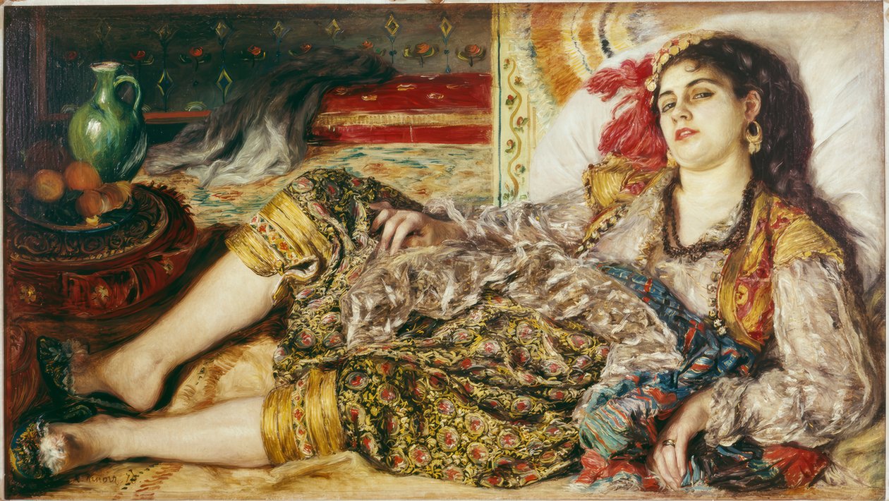 Une femme d’Alger tekijältä Pierre Auguste Renoir