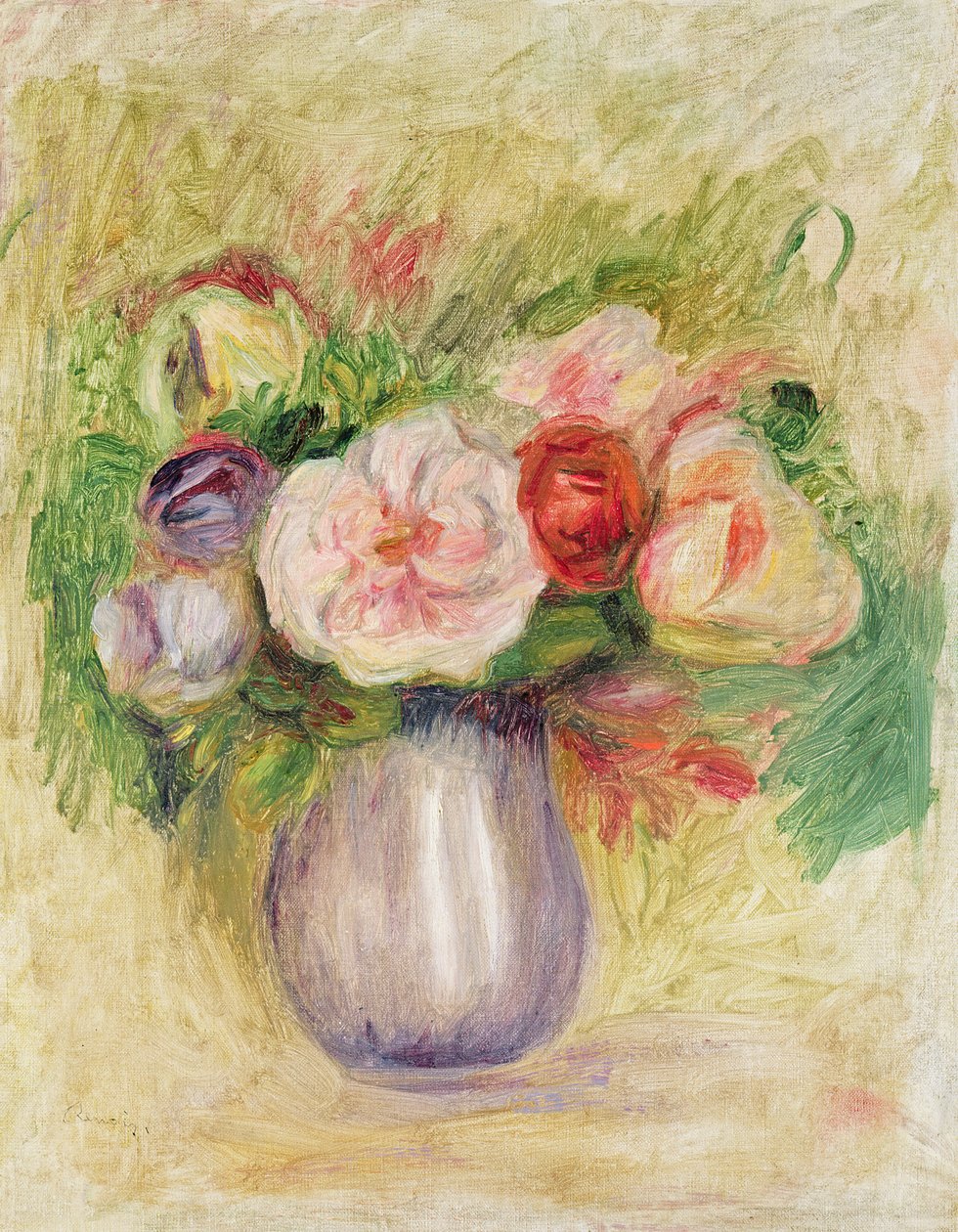 Maljakko kukkia tekijältä Pierre Auguste Renoir