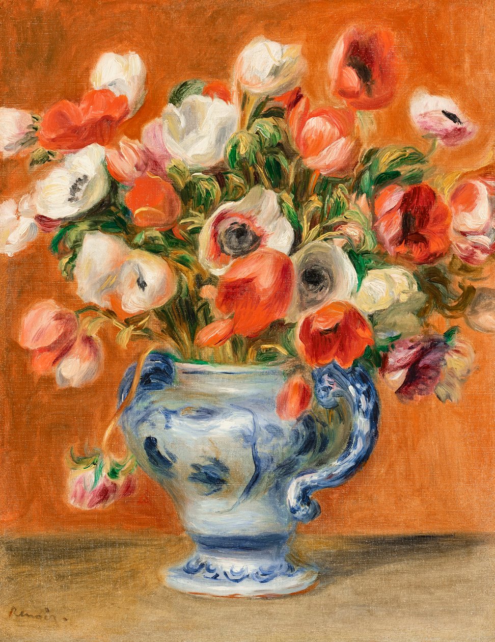 Vuokkomaljakko, 1890. tekijältä Pierre Auguste Renoir