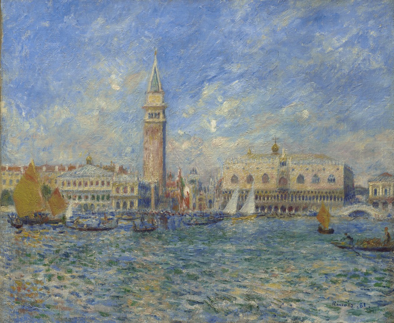Venetsia, Dogen palatsi tekijältä Pierre Auguste Renoir