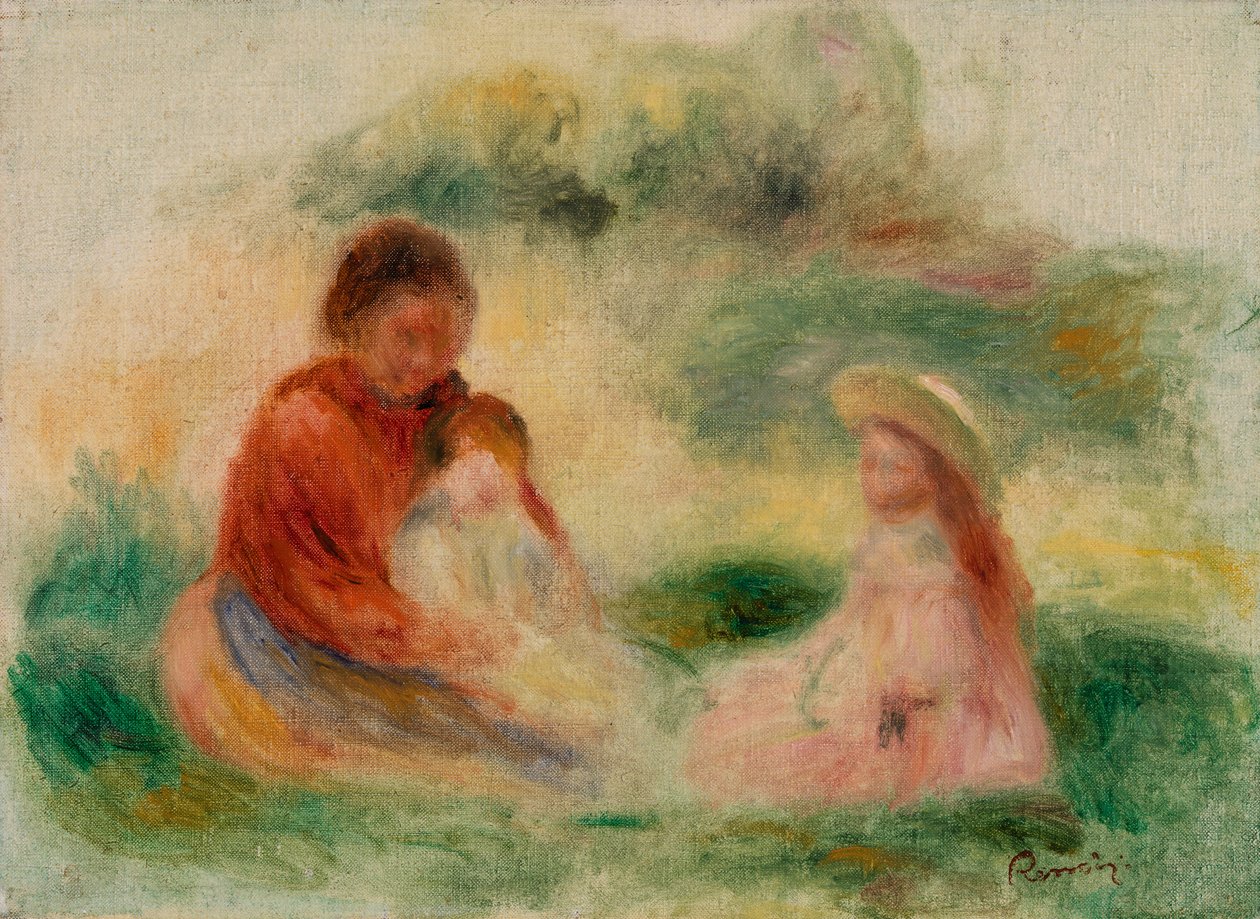Nuori Perhe tekijältä Pierre Auguste Renoir