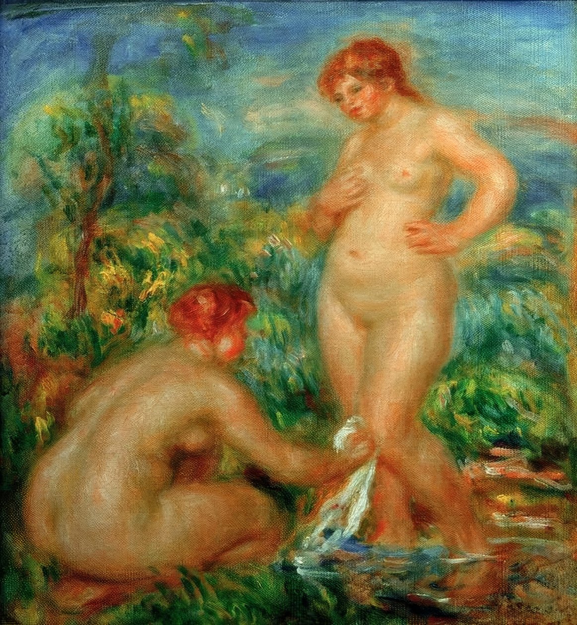 Kaksi uimaria tekijältä Pierre Auguste Renoir