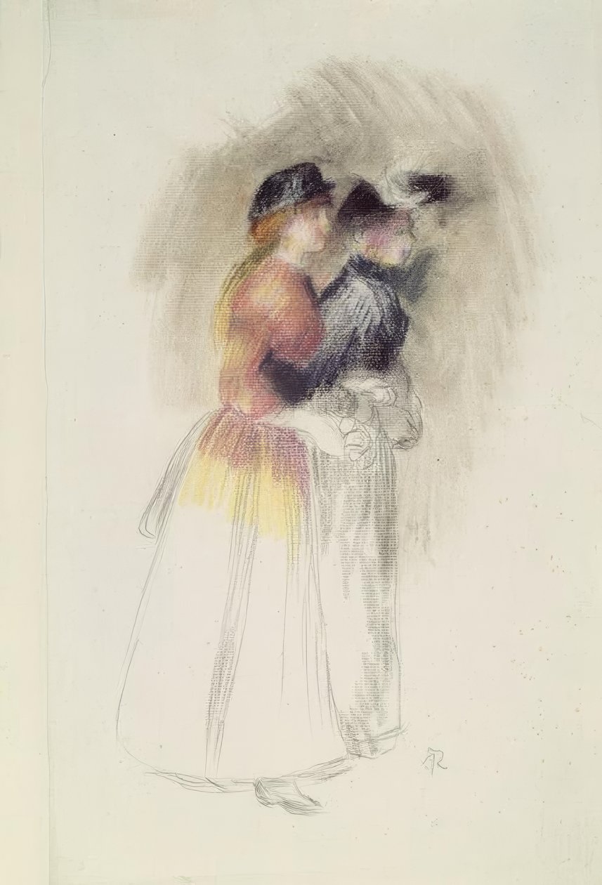 Zwei Frauen tekijältä Pierre Auguste Renoir