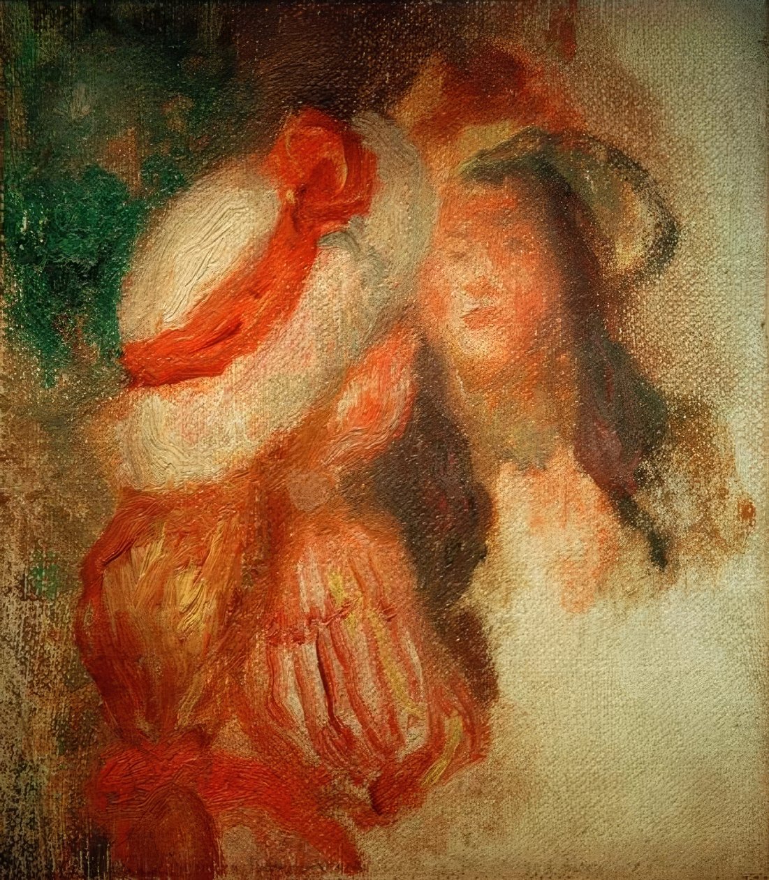 Kaksi pientä tyttöä tekijältä Pierre Auguste Renoir