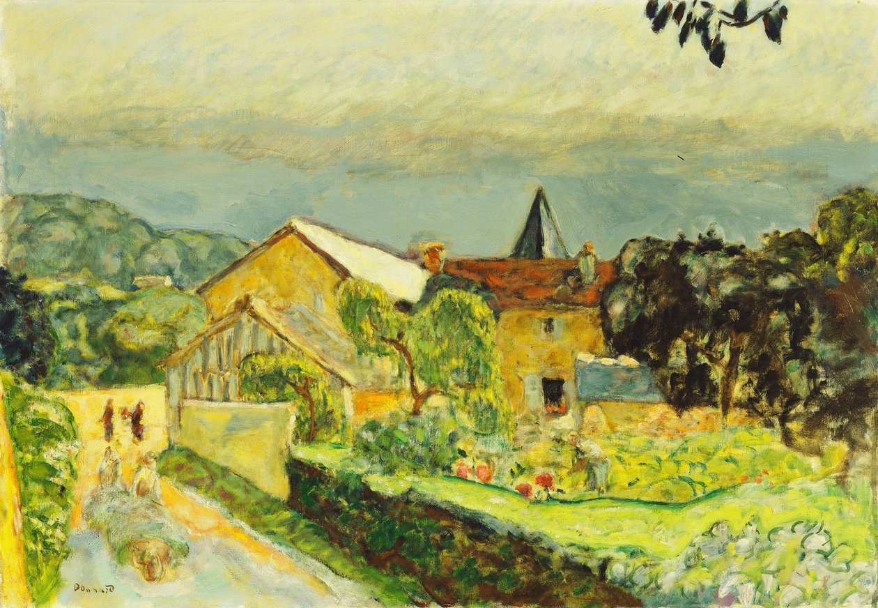 Iltapäivämaisema elokuussa tekijältä Pierre Bonnard