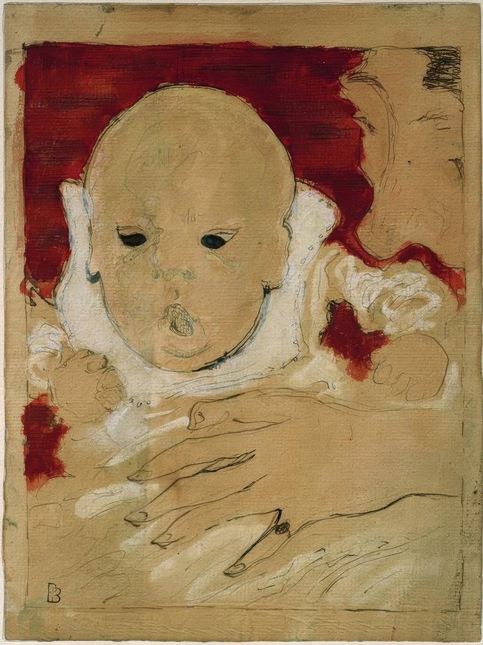Andrée Bonnard ja hänen poikansa Jean Terrasse tekijältä Pierre Bonnard