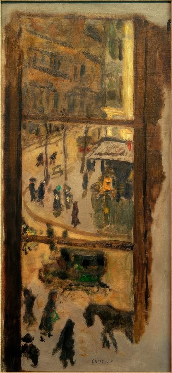 Au travers des vitres tekijältä Pierre Bonnard
