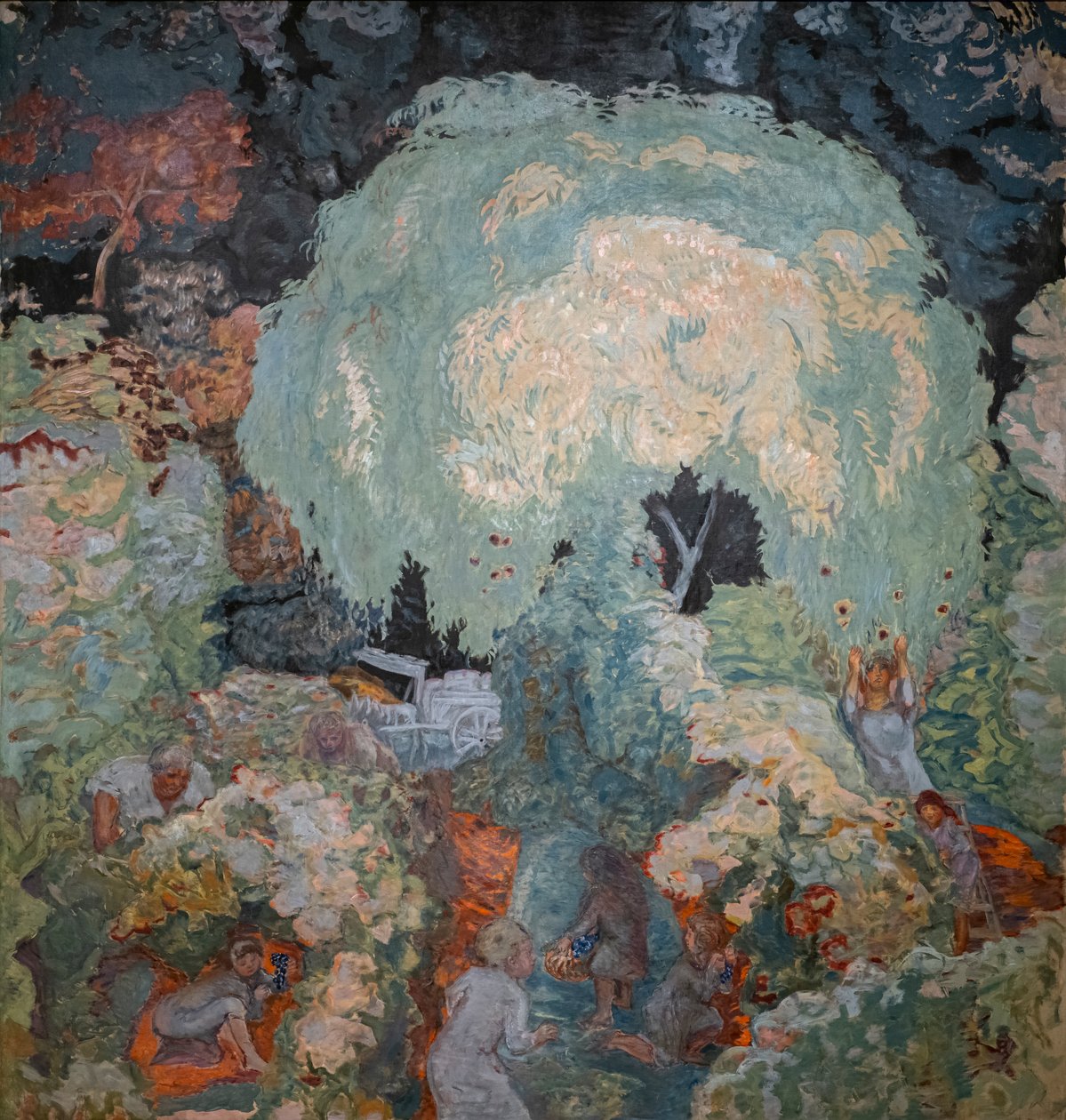 Tardor. Recollida de fruites finlandesa tekijältä Pierre Bonnard