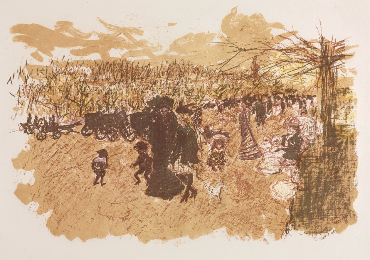 Bois de Boulogne -katu tekijältä Pierre Bonnard