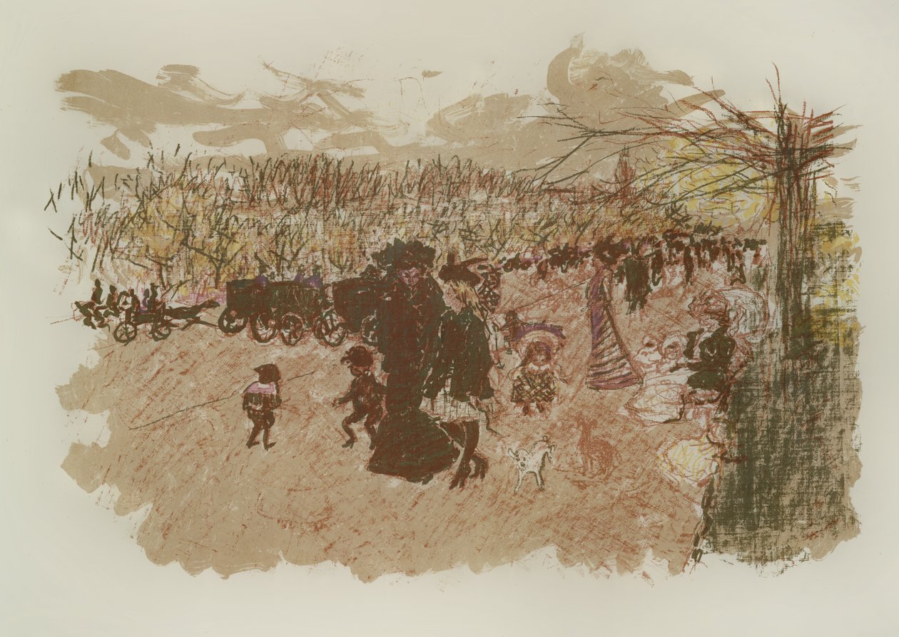 Avenue Bois de Boulognessa, 198999 tekijältä Pierre Bonnard