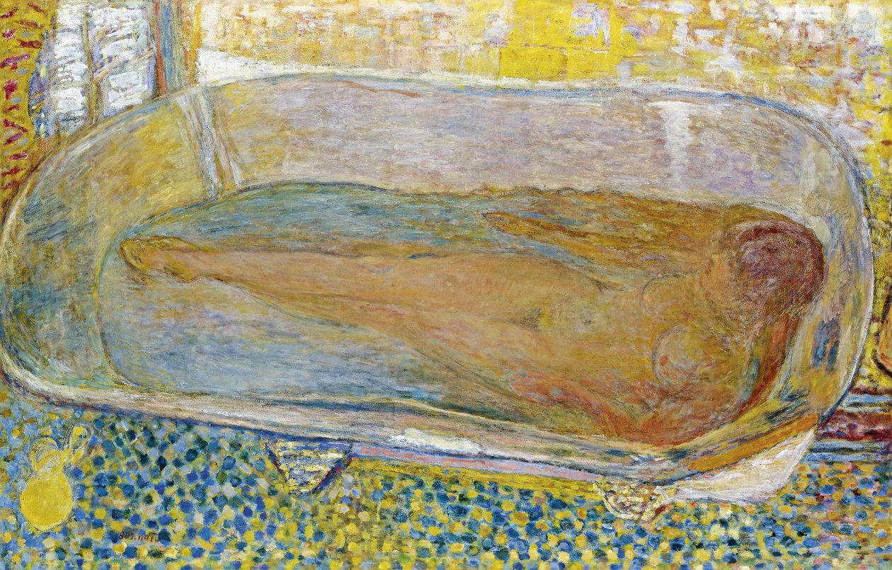 Big Bathtub Nude, 1937-1939 tekijältä Pierre Bonnard