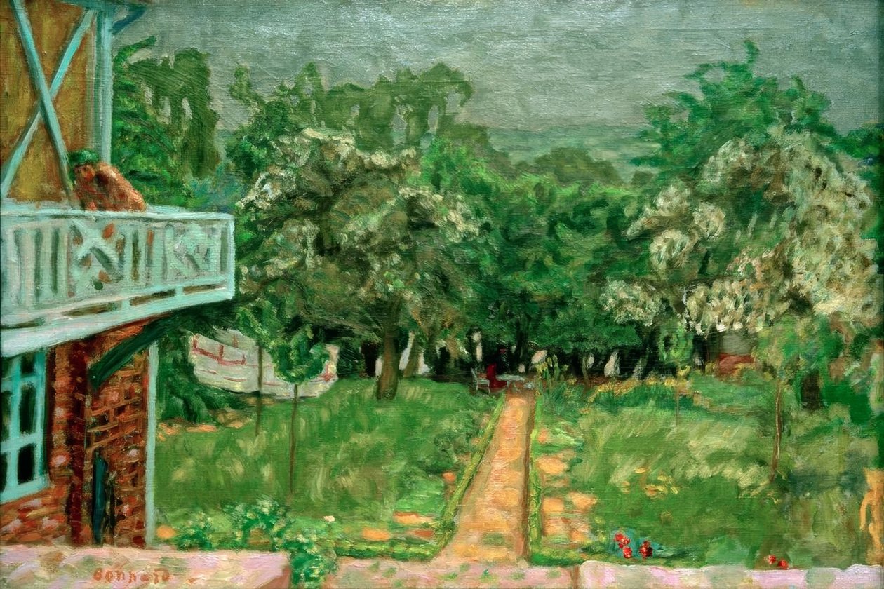 Sininen parveke tekijältä Pierre Bonnard