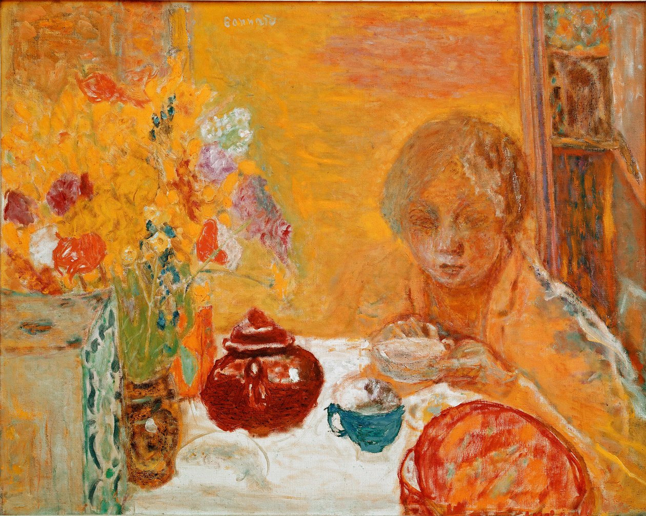 Pierre Bonnard (1867-1947) aamiainen n. 1932 tekijältä Pierre Bonnard