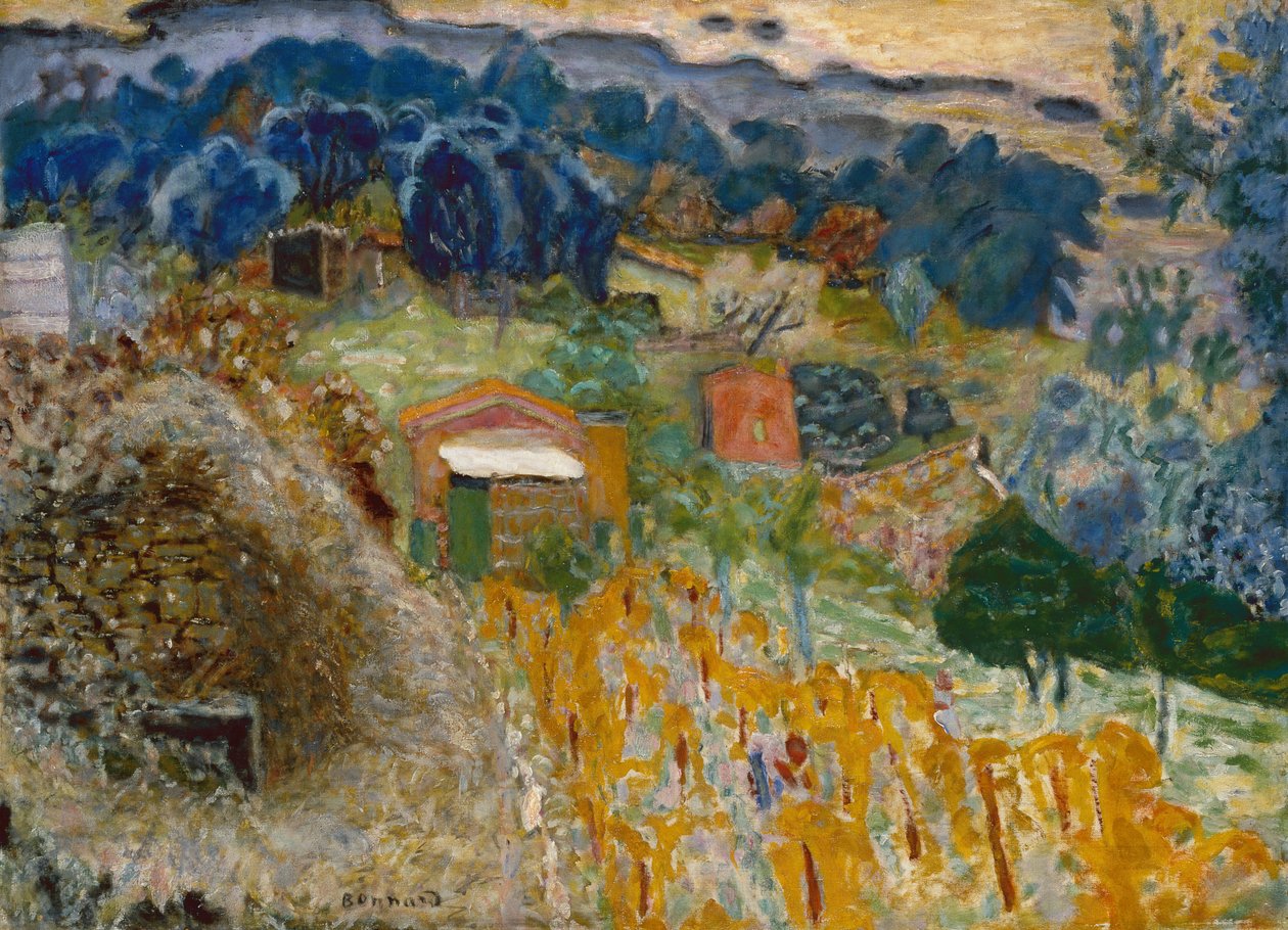 Mökit Le Cannetissa tekijältä Pierre Bonnard