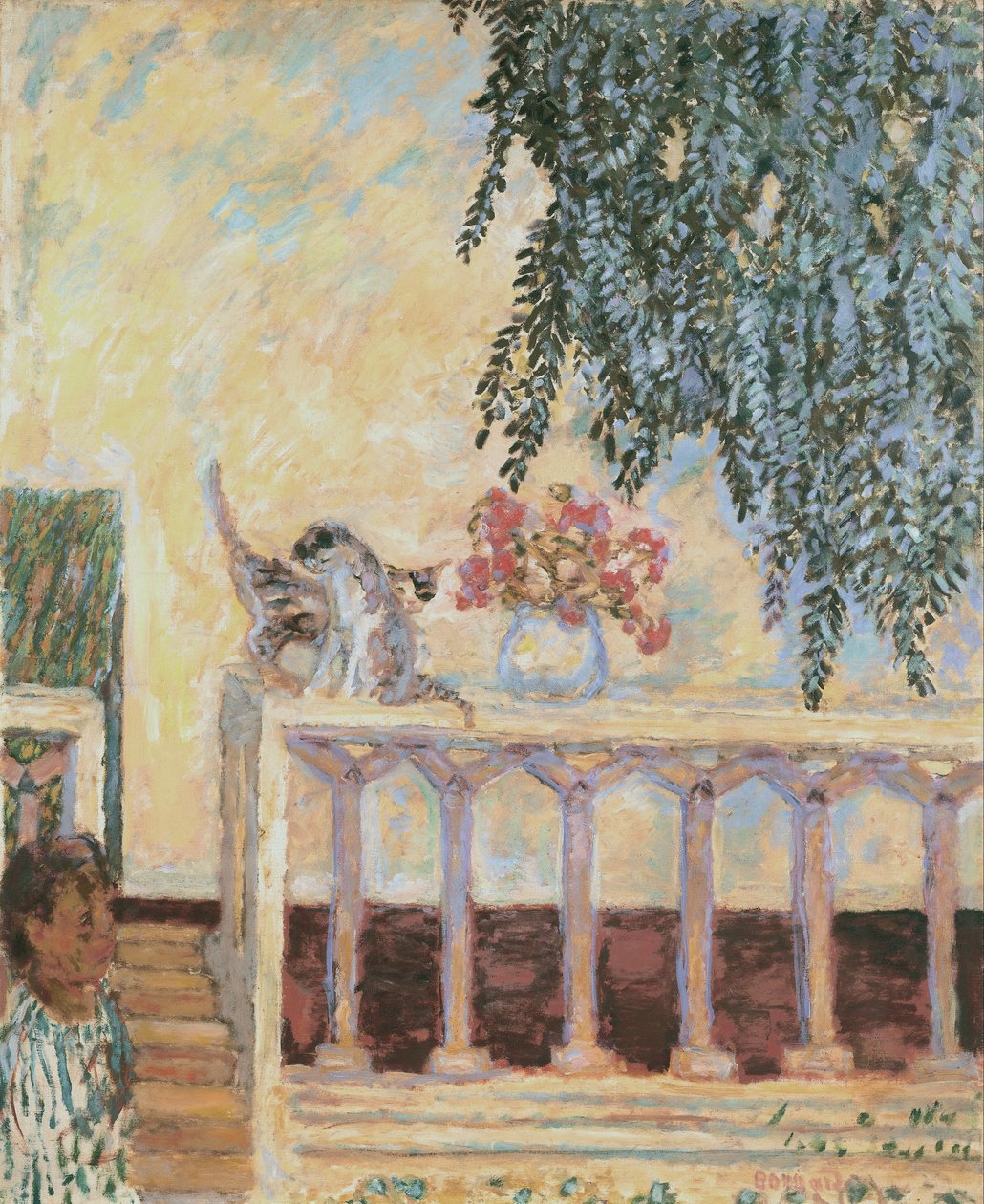 Kissat kaiteella tekijältä Pierre Bonnard