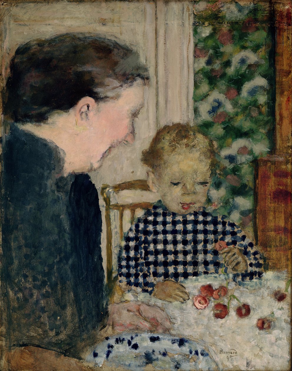 Lapset syövät kirsikoita, 1895 tekijältä Pierre Bonnard