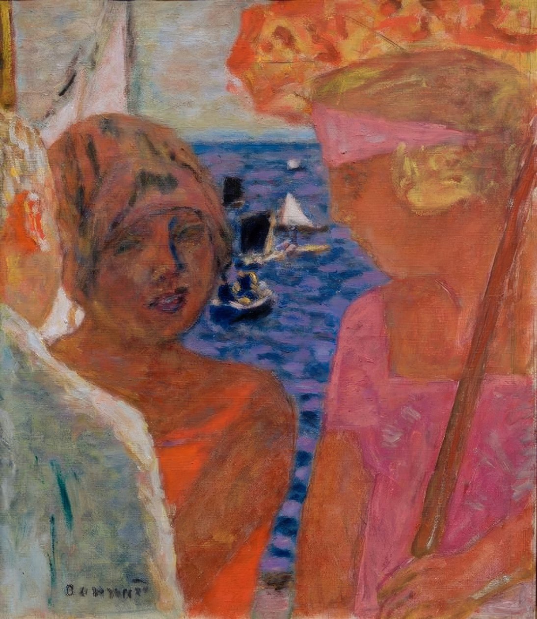 Keskustelu Arcachonissa tekijältä Pierre Bonnard