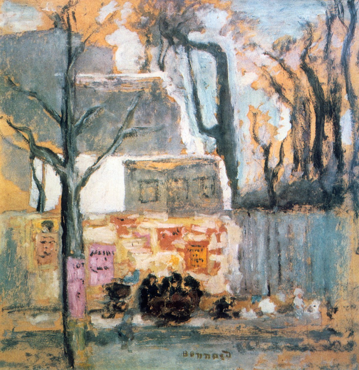 Pariisin kulma, vuodelta 1905 tekijältä Pierre Bonnard