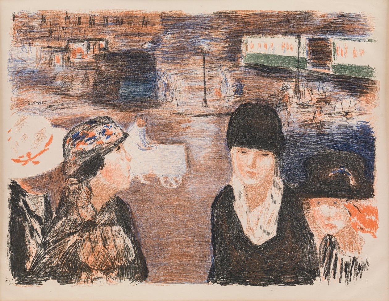 Tanskalainen:  Place Clichy tekijältä Pierre Bonnard