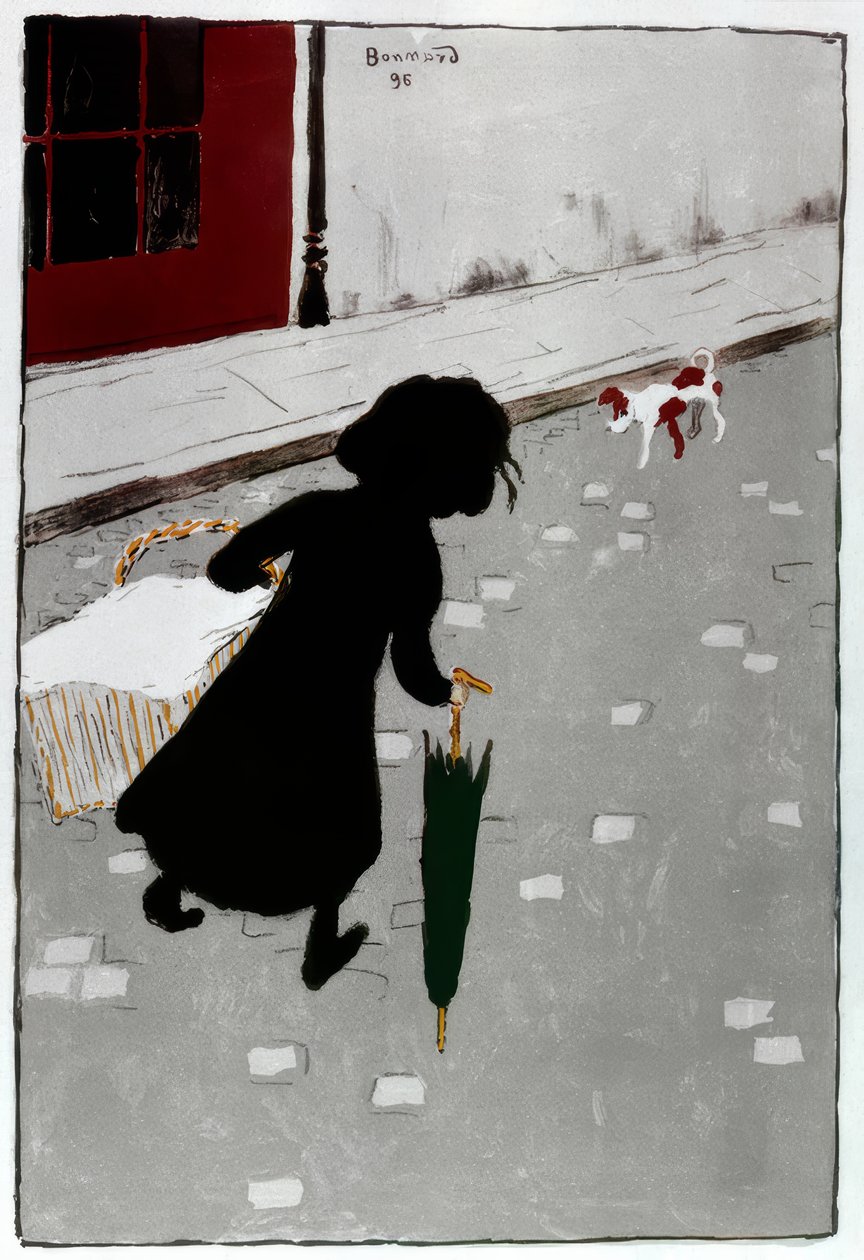 Die kleine Wäscherin tekijältä Pierre Bonnard