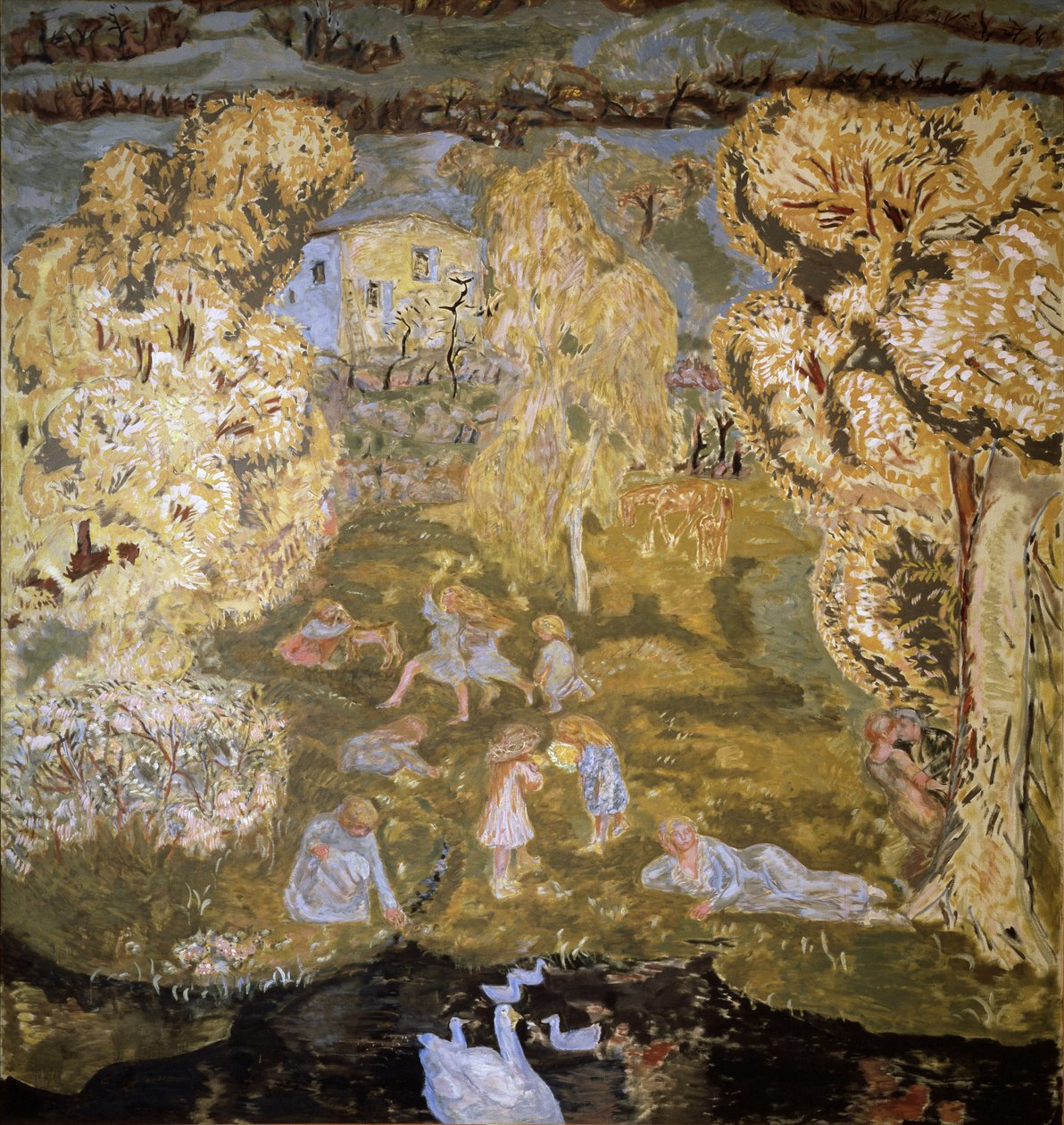 Varhainen kevät maalla. 1912 (öljy kankaalle) tekijältä Pierre Bonnard