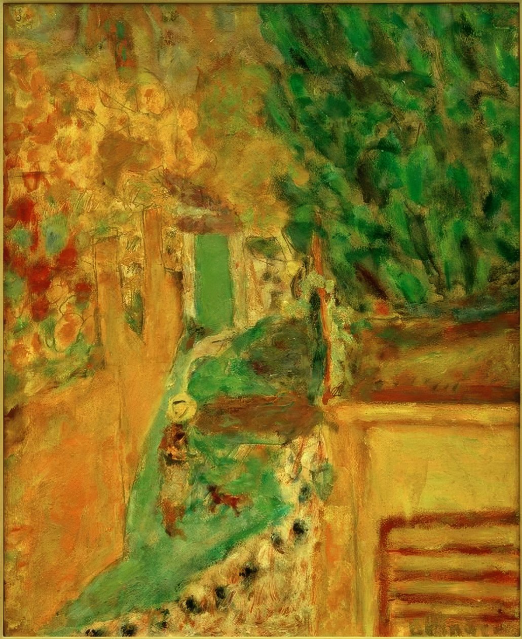 Portaat Le Cannetissa (Treppe in Le Cannet) tekijältä Pierre Bonnard