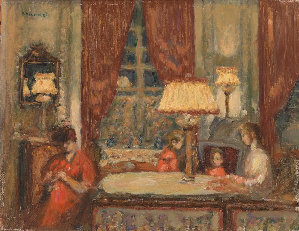 Ilta lamppujen alla tekijältä Pierre Bonnard
