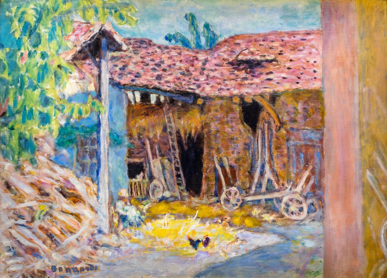 Farmyard tai La Grange tekijältä Pierre Bonnard