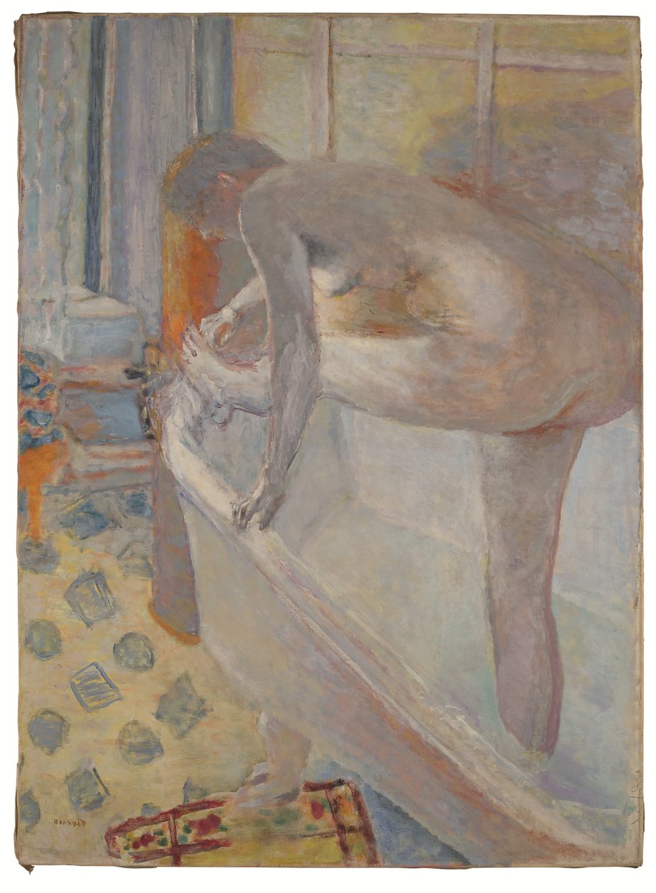 Iso alaston kylpyammeella tekijältä Pierre Bonnard